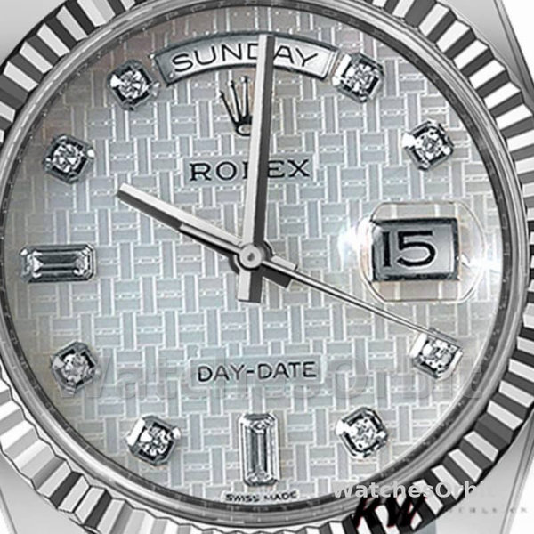 Rolex Day-Date 118239 Mother of Pearl White Dial 36mm Unisex Replica Watch