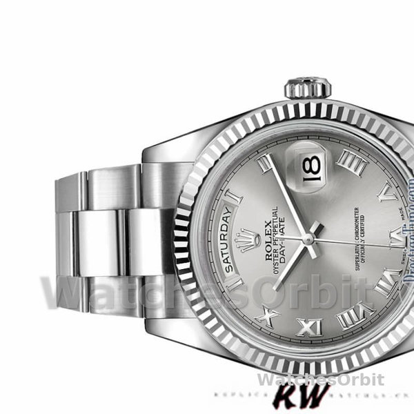 Rolex Day-Date 118239 Rhodium Roman Dial 36mm Unisex Replica Watch