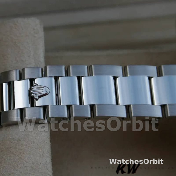 Rolex Day-Date 118239 Silver Diamond Dial fluted bezel 36mm Unisex Replica Watch
