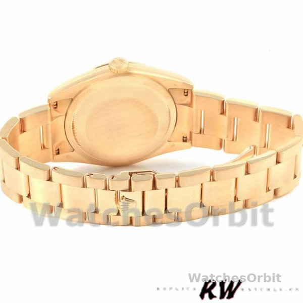Rolex Day-Date 118338 Champagne Diamonds Dial 36mm Unisex Replica Watch