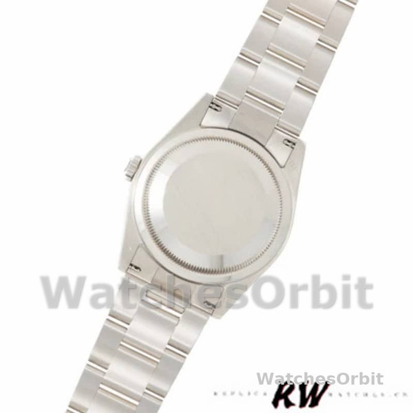 Rolex Day Date 118339 White Gold white Dial Fluted Bezel 36mm Unisex Replica Watch