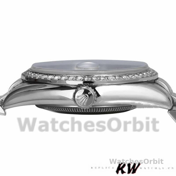 Rolex Day Date 118346 Black Diamonds Dial 36mm Unisex Replica Watch