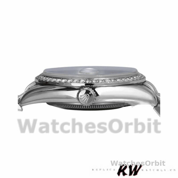 Rolex Day Date 118346 Ice Blue Dial Diamond 36mm Unisex Replica Watch