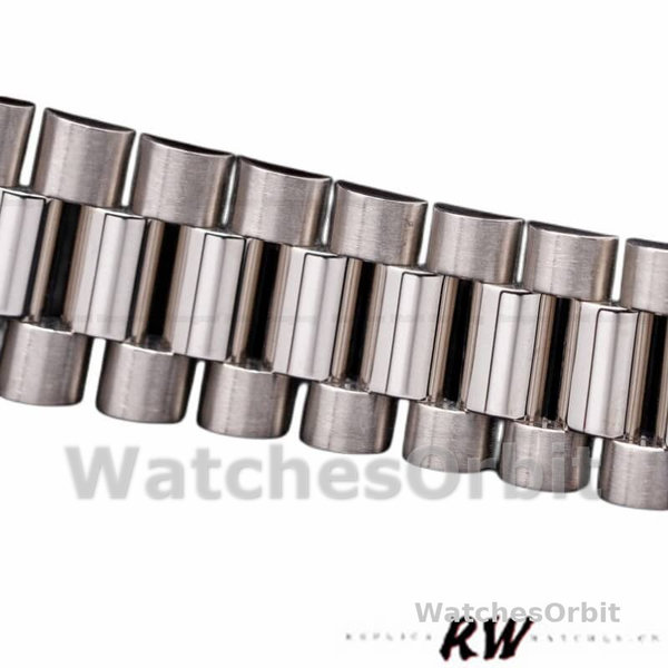 Rolex Day Date 118346 Platinum Diamond Bezel Meteorite Dial 36mm Unisex Replica Watch