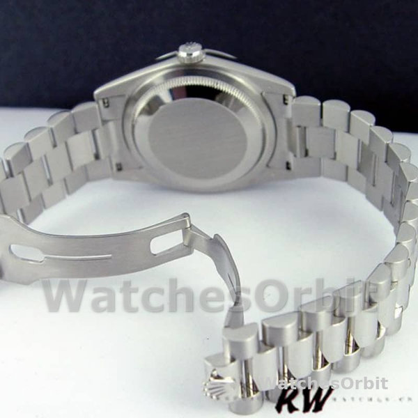 Rolex Day Date 118346 Rhodium Grey Dial 36mm Unisex Replica Watch