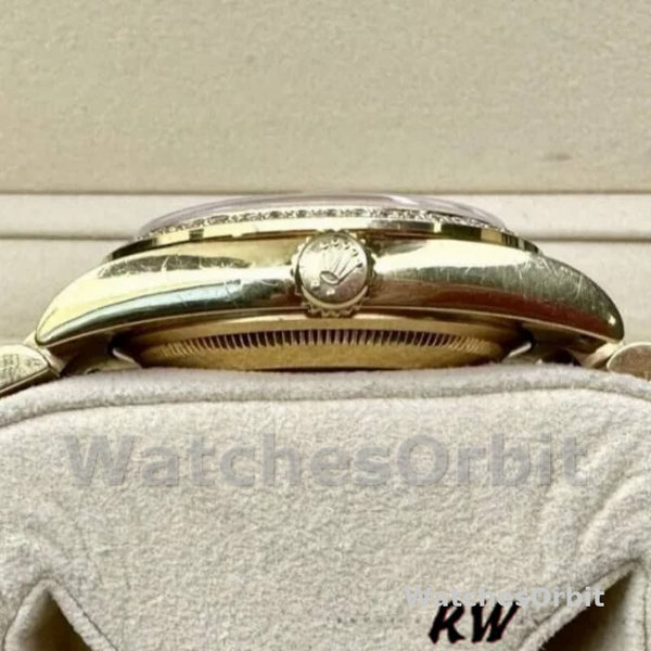 Rolex Day-Date 118388 White Roman Numeral Dial 36MM Unisex Replica Watch