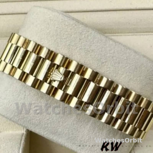 Rolex Day-Date 118388 Yellow Gold Lavender Purple Dial 36MM Unisex Replica Watch