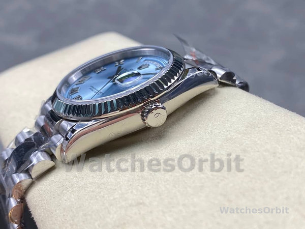 Rolex Day Date 128236 0018 Ice Blue Roman Dial