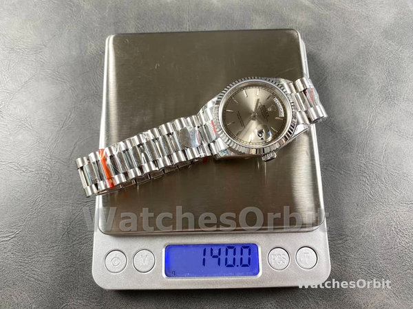 Rolex Day-Date 128239 0005 White Gold Silver Index Dial 36MM Unisex Replica Watch
