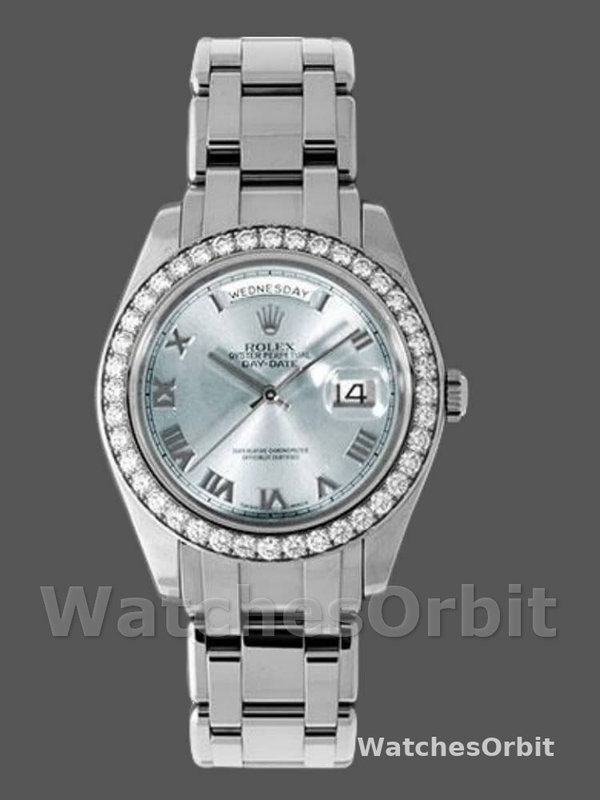Rolex Day-Date 18946 Ice Blue Roman Dial Special Edition 39MM Mens Replica Watch