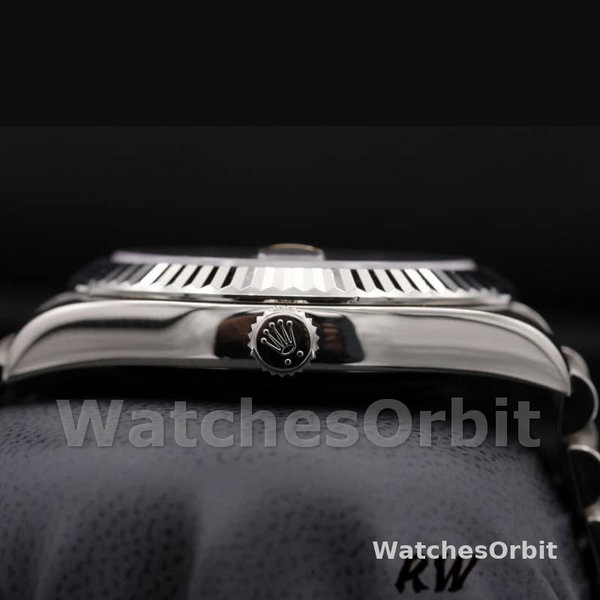 Rolex Day-Date 218239 Wave Blue Dial White Gold 41MM Mens Replica Watch