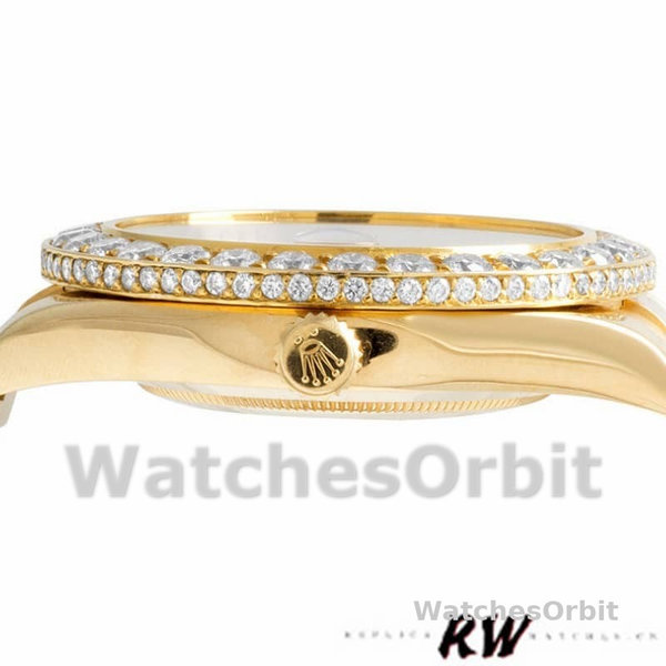 Rolex Day-Date 218348 White Roman Dial 41MM Mens Replica Watch