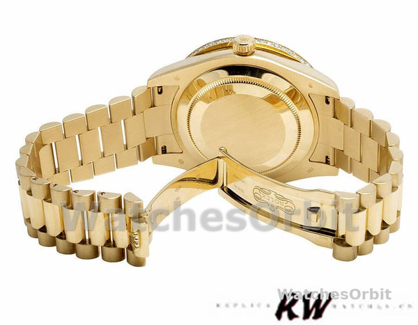 Rolex Day-Date 218348 White Roman Dial 41MM Mens Replica Watch