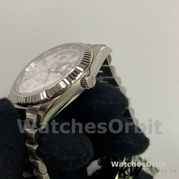 Rolex Day-Date 228239 Meteorite Grey Dial Fluted Bezel 40mm Mens Replica Watch