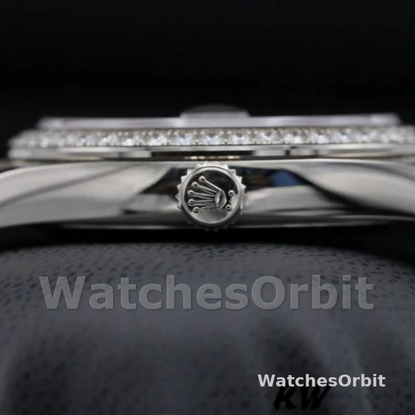 Rolex Day-Date 228349RBR Blue Roman Dial Diamond Bezel 40mm Mens Replica Watch