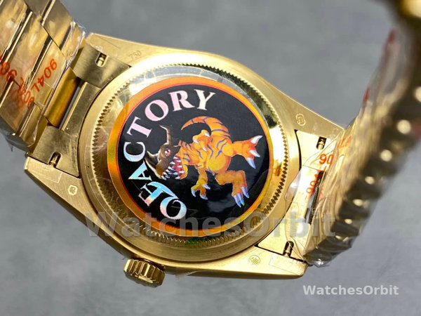 Rolex Day Date 36 Champagne Dial Yellow Gold Bracelet 128238 0132