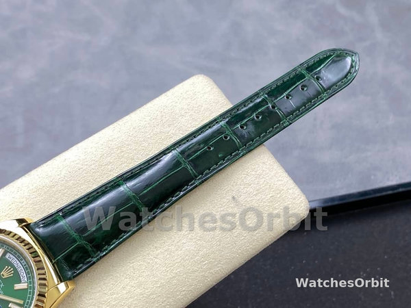 Rolex Day Date 36 Green Dial Solid 18k Yellow Gold 118138 0003
