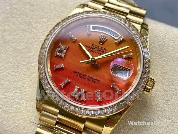 Rolex Day Date 36 President Bracelet 128348RBR 0049 Unisex Watch