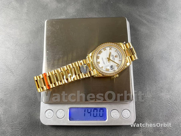 Rolex Day Date 36 Yellow Gold m128348rbr 0064 White Dial