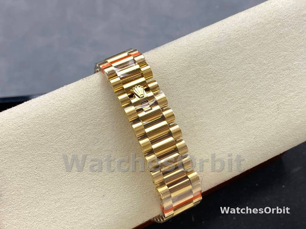 Rolex Day Date 36 Yellow Gold m128348rbr 0064 White Dial