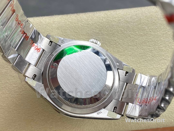 Rolex Day Date 36mm Bright Blue Diamond-Set Dial Diamond-Set Bezel m128396tbr 0024