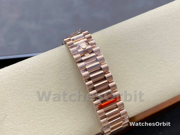 Rolex Day Date 40 18kt Everose Gold Rolex President Chocolate Dial m228235 0003