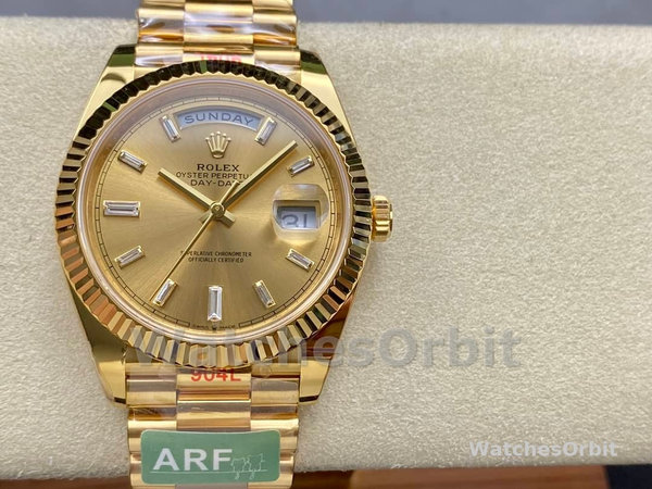 Rolex Day Date 40 Yellow Gold Champagne Dial m228238 0005