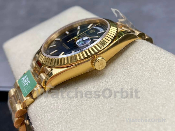Rolex Day Date 40mm Yellow Gold President Black Dial m228238 0067
