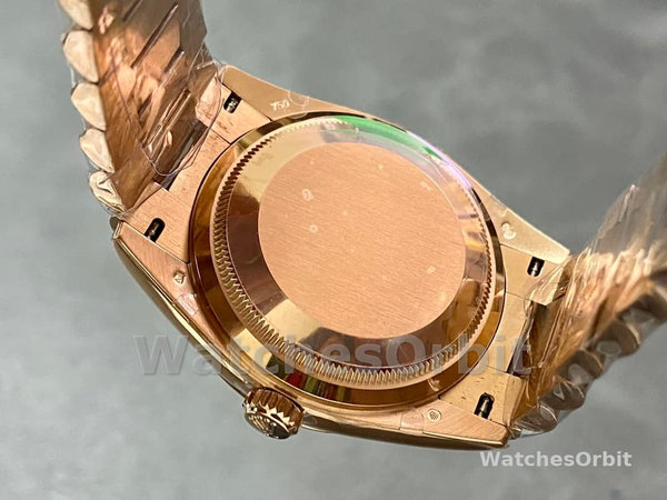 Rolex Day-Date m128235 0009 Everose Gold Pink Rose Dial 36MM Unisex Replica Watch