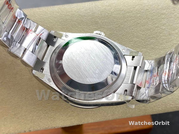 Rolex Day Date m128396tbr 0003 Platinum Ice Blue Dial 36 mm