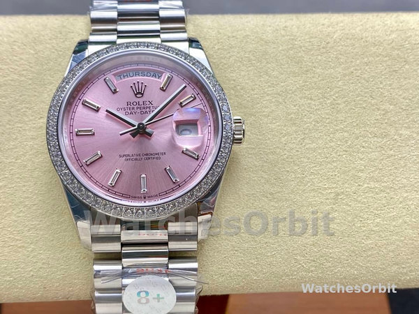 Rolex Day Date President 36mm White Gold President Bracelet 128349rbr 0053