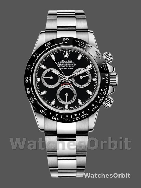 Rolex Cosmograph Daytona 116500LN Ceramic Bezel Black Dial 40mm Mens Replica Watch