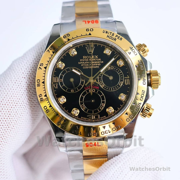 Rolex Cosmograph Daytona 116503 Black Diamond Dial 40MM Mens Replica Watch
