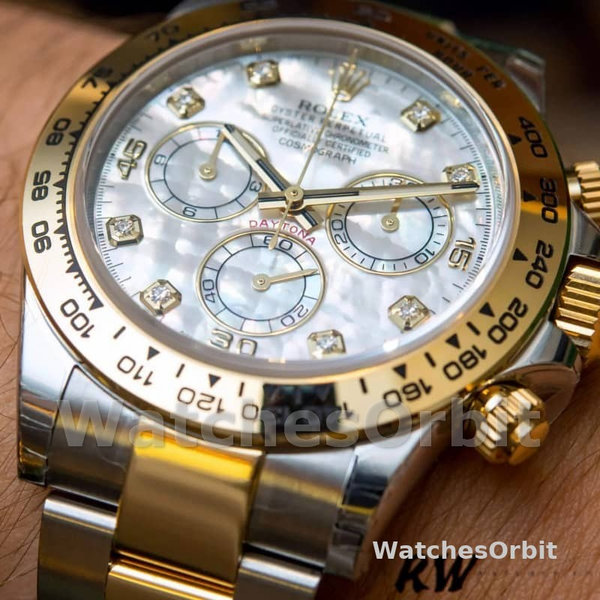Rolex Cosmograph Daytona 116503 White Mother Of Pearl Dial 40MM Mens Replica Watch