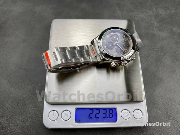 Rolex Cosmograph Daytona 116509 Gray Arabic Dial White Gold 40MM Mens Replica Watch