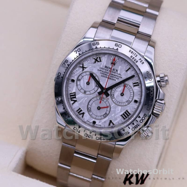 Rolex Cosmograph Daytona 116509 Meteorite Grey Roman Dial 40MM Mens Replica Watch