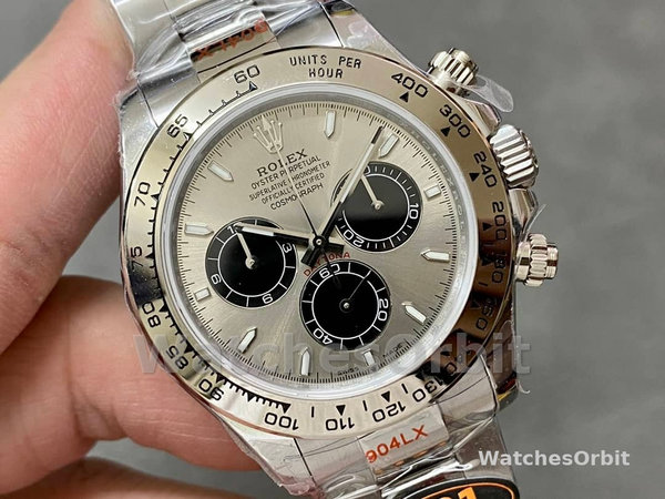Rolex Cosmograph Daytona 116509 Silver Index Dial 40MM Mens Replica Watch