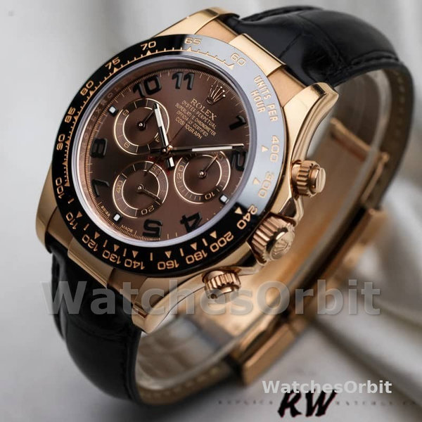 Rolex Cosmograph Daytona 116515 Chocolate Brown Dial 40mm Mens Replica Watch