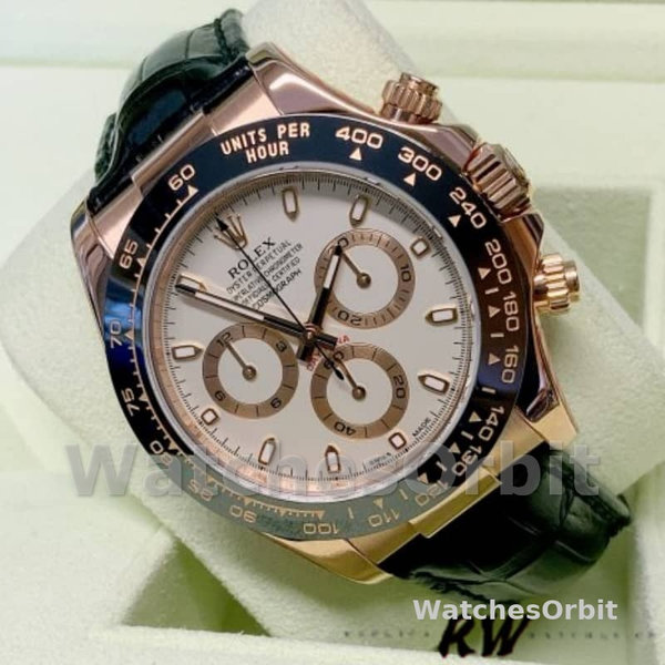 Rolex Cosmograph Daytona 116515 Ivory Dial 40mm Mens Replica Watch