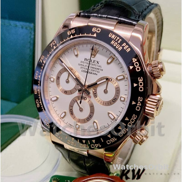 Rolex Cosmograph Daytona 116515 Ivory Dial 40mm Mens Replica Watch