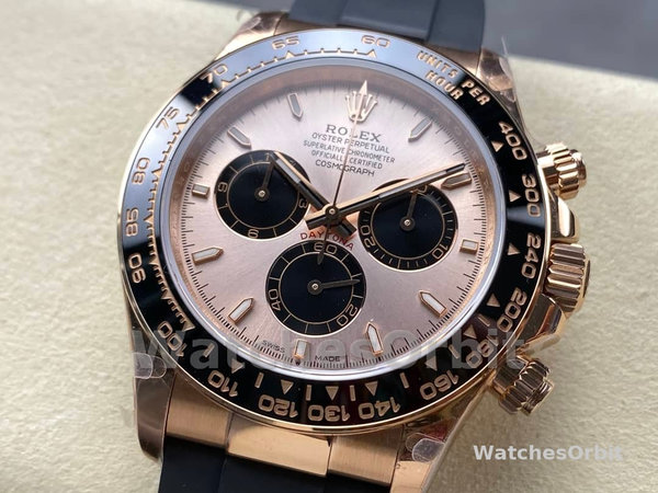 Rolex Cosmograph Daytona 116515LN Black Pink Dial 40mm Mens Replica Watch
