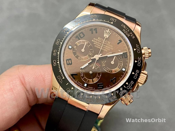 Rolex Cosmograph Daytona 116515LN Chocolate Arabic Dial 40mm Mens Replica Watch