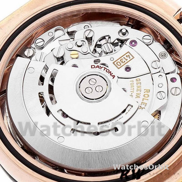 Rolex Cosmograph Daytona 116515LN Leather strap Pink Dial 40mm Mens Replica Watch