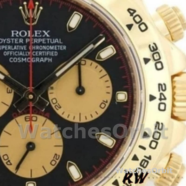 Rolex Cosmograph Daytona 116518 Black And Champagne Dial 40mm Mens Replica Watch