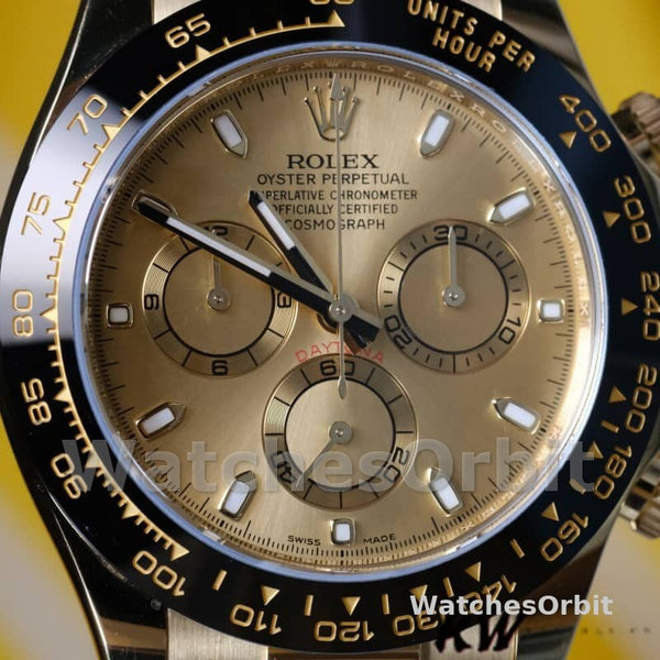 Rolex Cosmograph Daytona 116518 Champagne Dial Automatic 40mm Mens Replica Watch