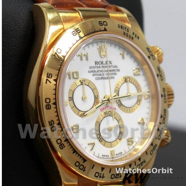 Rolex Cosmograph Daytona 116518 White Dial 40mm Mens replica Watch