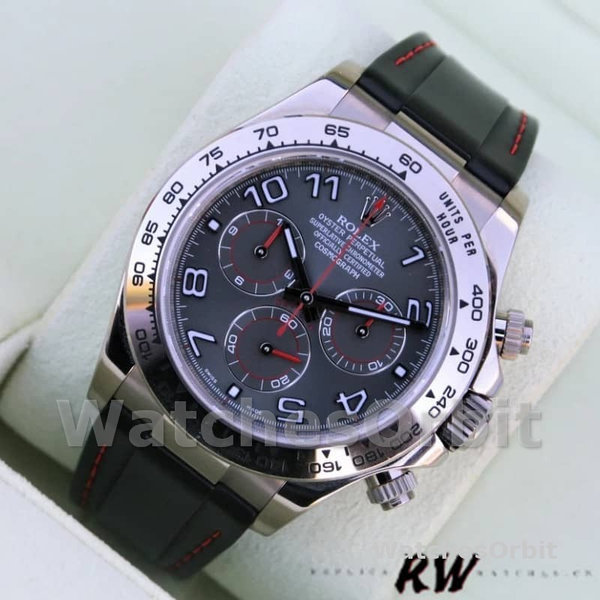 Rolex Cosmograph Daytona 116519 Grey Racing Dial 40mm Mens Replica Watch