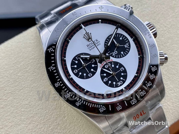 Rolex Cosmograph Daytona 116520 Bamford Paul Newman White Dial Steel 40mm Men's Watch
