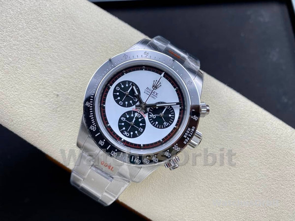 Rolex Cosmograph Daytona 116520 Bamford Paul Newman White Dial Steel 40mm Men's Watch