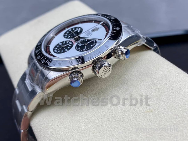 Rolex Cosmograph Daytona 116520 Bamford Paul Newman White Dial Steel 40mm Men's Watch
